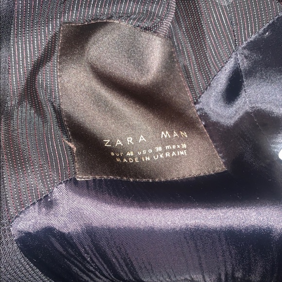 ZARA MEN’S BLACK SUIT SZ 38R - Picture 2 of 4